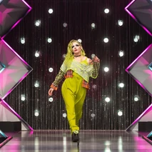 Grunge and Glamour Look