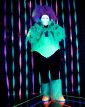 Blackpaint Glow Party Look