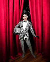 Unaired Black & White Ball Look