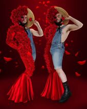 Onuitgezonden Half Man, Half Queen Look