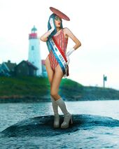 Unaired Red, White and Blue, Bitch! (Beachwear) Look – Miss Urk[13]