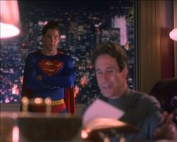 Lex meeting his soon to be arch-enemy Superman