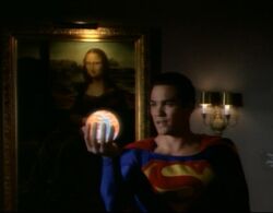 Superman with the Globe