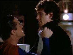 Lex facing Superman for a final showdown