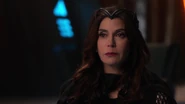 Teri as Queen Rhea in Supergirl