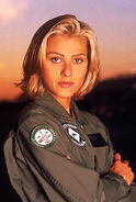 Sandra as Lieutenant Alexandra "Ice" Jensen in Pensacola: Wings of Gold