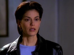 Lois watching in horror as Tempus sets off nuclear missiles that will cause a massacre to the world
