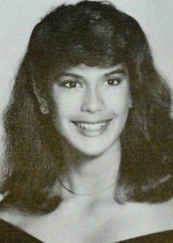 Lois' picture taken from her high school yearbook in the 1970s
