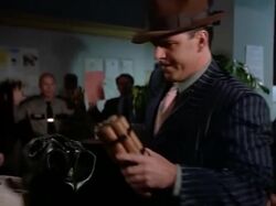 Dillinger using Dynamite
