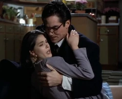 Lois saved by Clark from a terrifying assassination attempt