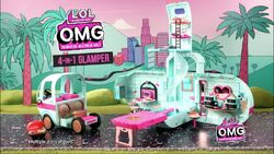  LOL Surprise 4-in-1 Glamper Fashion Camper with 55+
