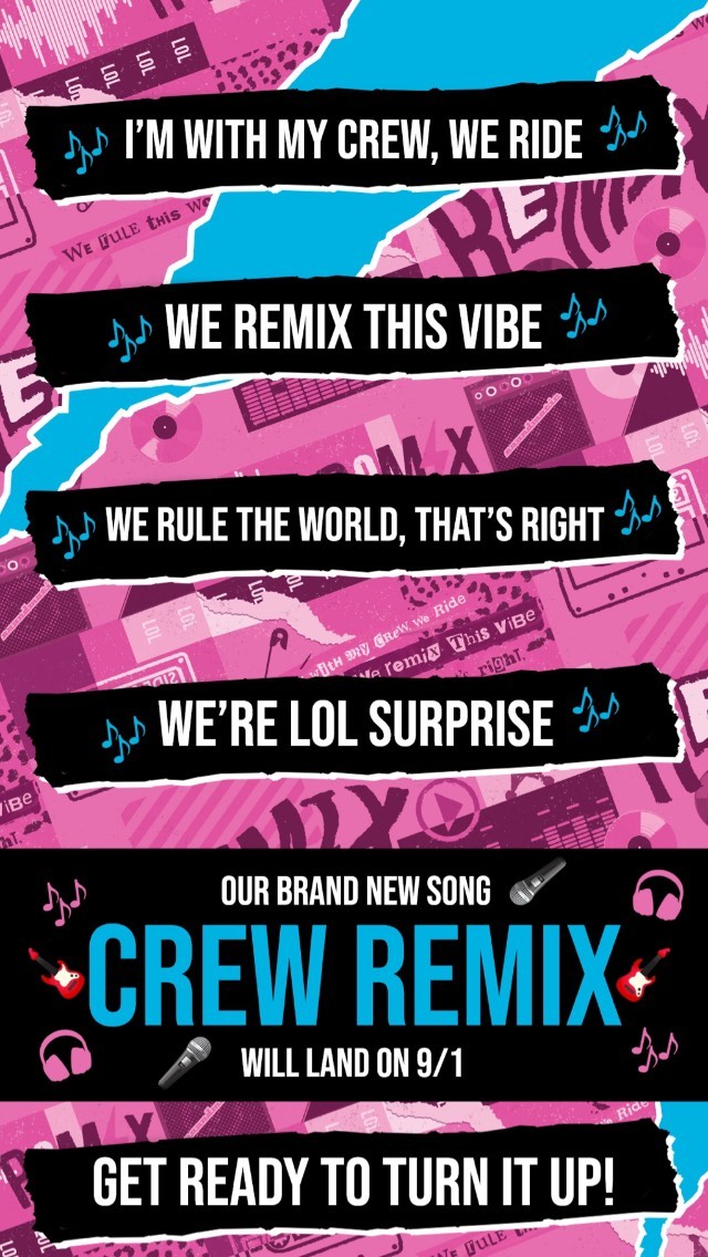 Lol surprise remix song deals lyrics