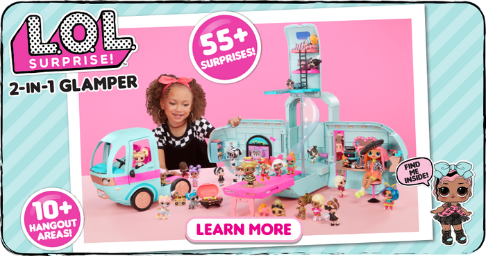 2019 LOL Surprise 2 in 1 Glamper Camper Van Playset Doll House W