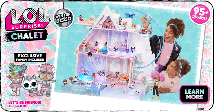 L.O.L. Surprise! O.M.G. Surprise Chalet Dollhouse- Winter Disco