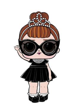 Lol doll store black dress