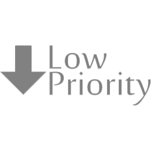 Low Priority Logo