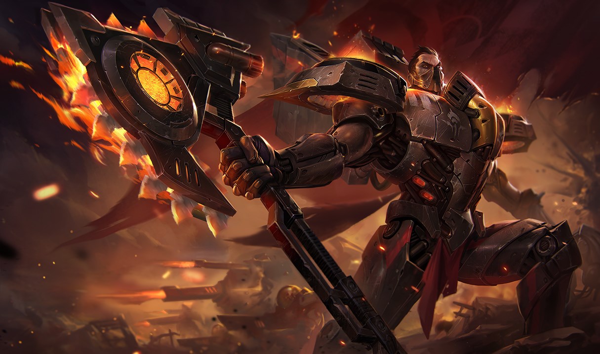 Rift Master Darius skin in Legends of Runeterra 🪓 : r/Dariusmains