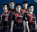 KaBuM! Orange, CBLOL 2015 Split 1, Left to Right: Digolera, Eryon, TinOwns, dans, LEP