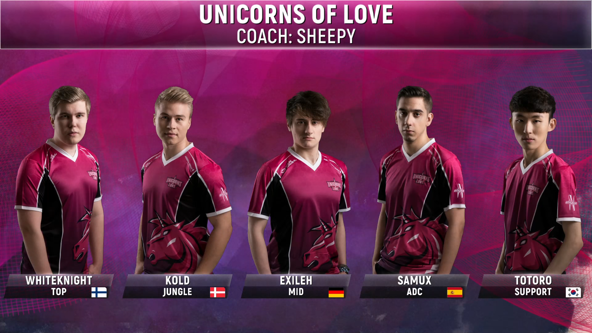 Состав лов. Команда UOL. UOL лига легенд. Unicorns of Love.