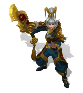 League of Legends showcases the new Dragonblade Riven skin