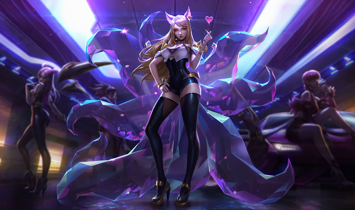 K\DA ALL OUT Ahri @League of Legends  Ahri league, League of legends,  League