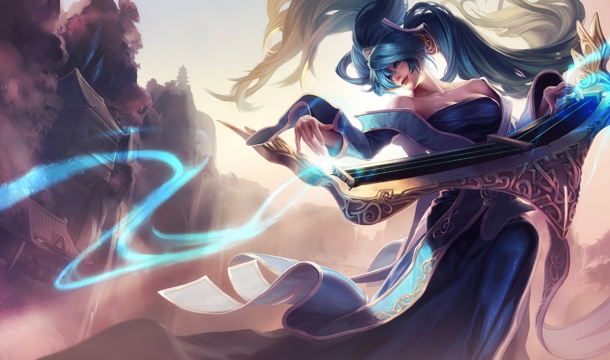 sona league of legends splash art