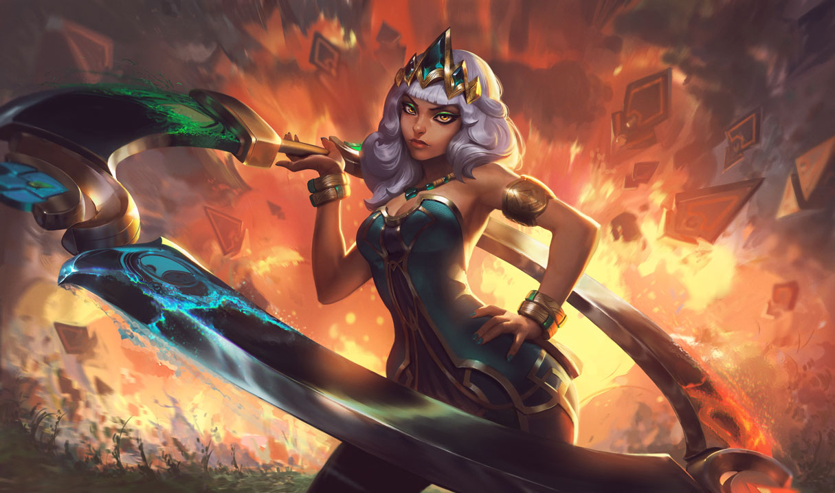 True Damage Qiyana Prestige Edition [ LEAGUE OF LEGENDS ] Minecraft Skin