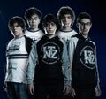 INTZ e-Sports's CBLOL 2015 Split 1 Roster Left to Right: Jockster, Yang, tockers, micaO, Revolta