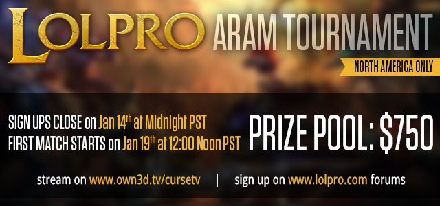 League of Legends ARAM Cup 10 - Blitz Battles