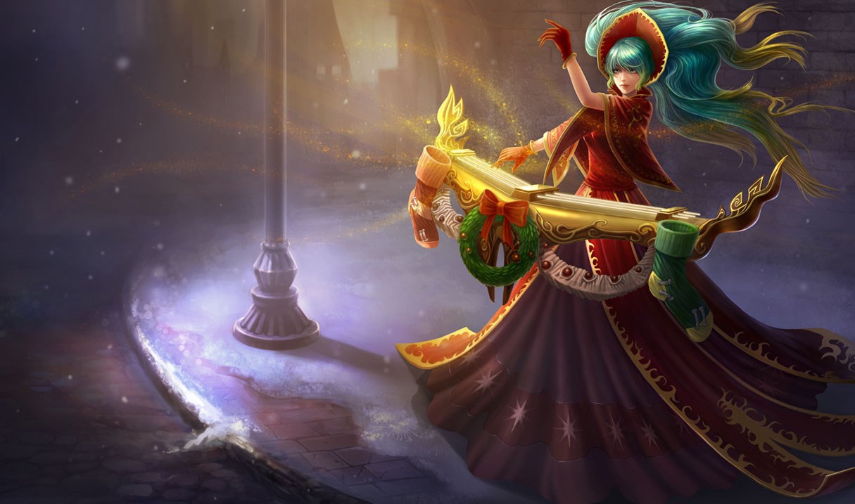 sona league of legends splash art