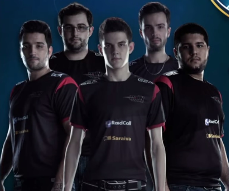 CBLOL 2015 Split 1 Left to Right: brTT, Leko, Kami, Dioud, SirT