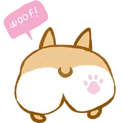 Corgi's Buttlogo square