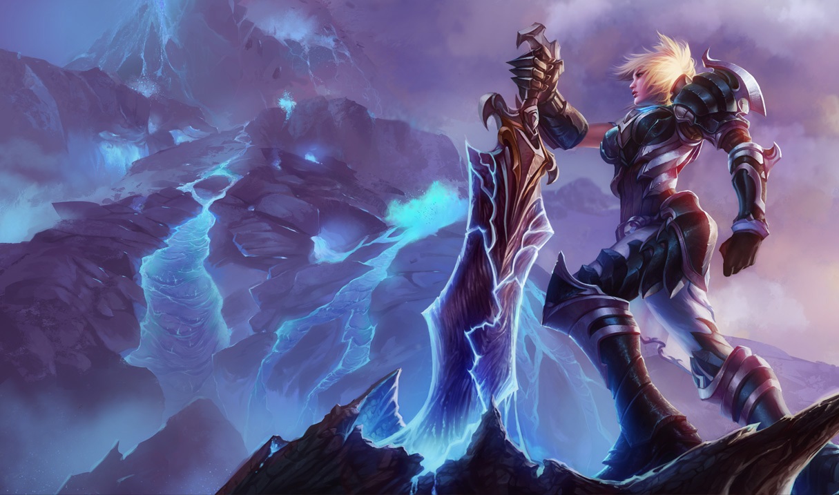 league of legends riven splash art