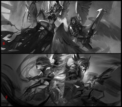 Kayle and Morgana concept 4