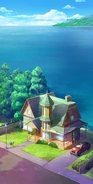 Bird's eye view of Aunt Ellen house