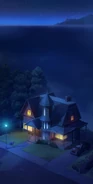 At night time