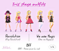 Iris stage outfits - 1