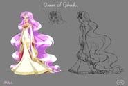 Queen of Ephedia: model sheet