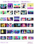 Colorboard for “Revolution” 1