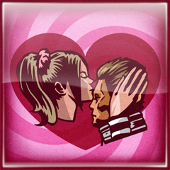 juliet starling and nick carlyle (lollipop chainsaw) drawn by  heartgrooooove