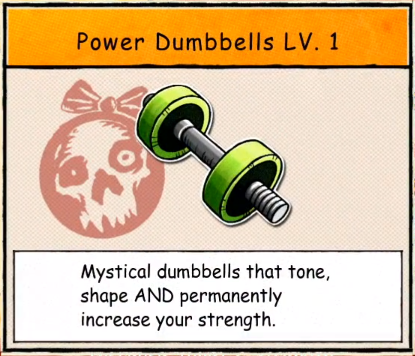 Power Dumbbells LV. 1, Lollipop Chainsaw Wiki