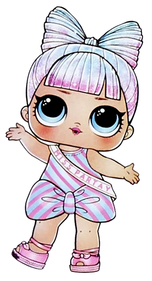 Miss Baby Glitter Lol Doll Png, Miss Baby Png, Queen Png, Lo