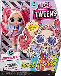 LOL TWEENS Emma Emo Fashion Doll Set Splatters Sister Omg 15 Surprises  Series 3