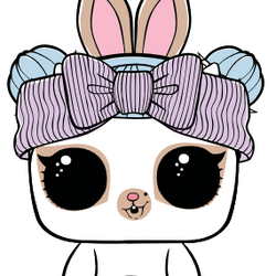 Snow bunny pet lol shop