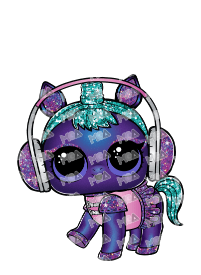 cosmic queen lol glitter