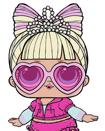 lol doll with sunglasses