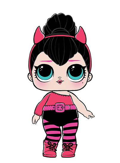 lol doll with black hair
