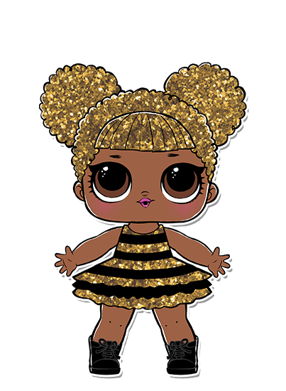 LOL Surprise Doll Queen Bee Baby Big Sis Sister Glitter Series 1 SPARKLE Toys