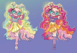 LOL OMG Sunshine Makeover dolls: Bubblegum DJ, Sunrise and Switches 