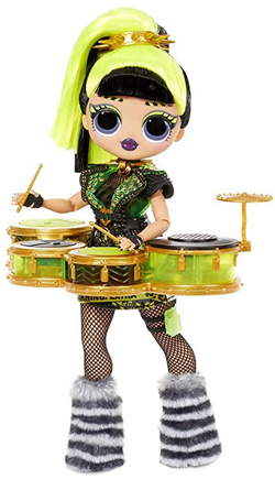 Green hair lol doll new arrivals